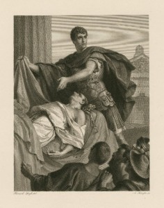 Anthony and Caesar's Body, print by Alfred Krausse, undated. Courtesy of the Folger Shakespeare Library.